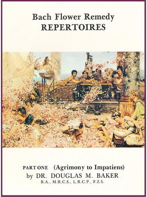 cover image of Bach Flower Remedy Repertoires, Part 1